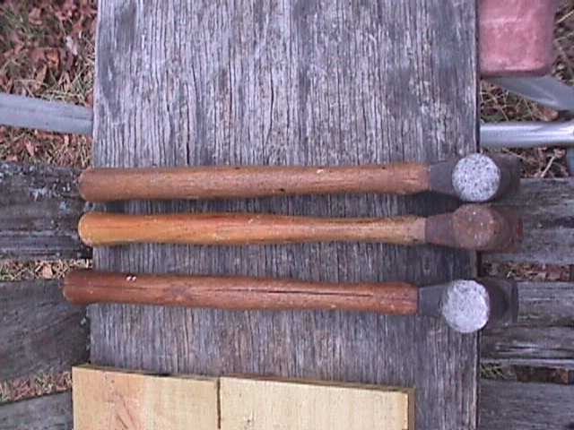VINTAGE CLAW HAMMER LOT