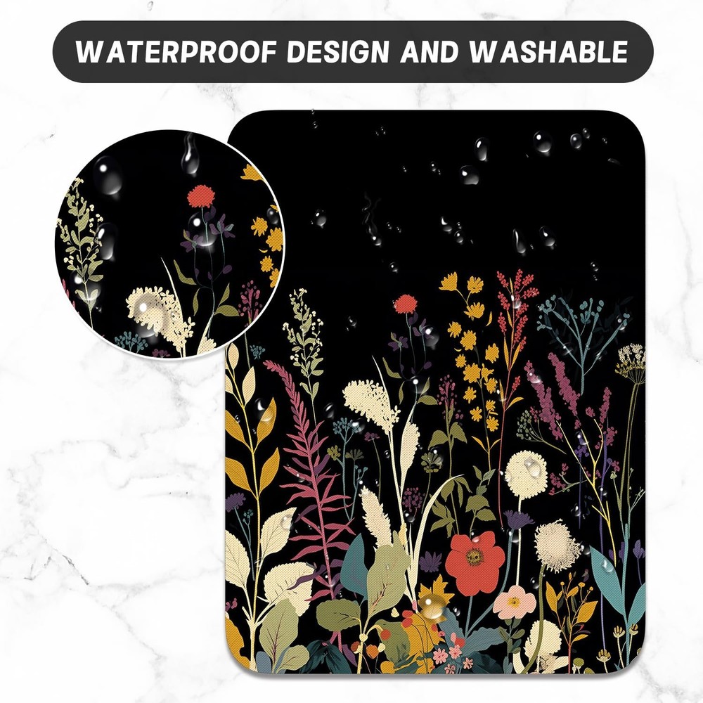 Small Mouse Pad, Mini Mouse Pad 6 x 8 Inch, Thick Rubber Waterproof Mouse Mat...
