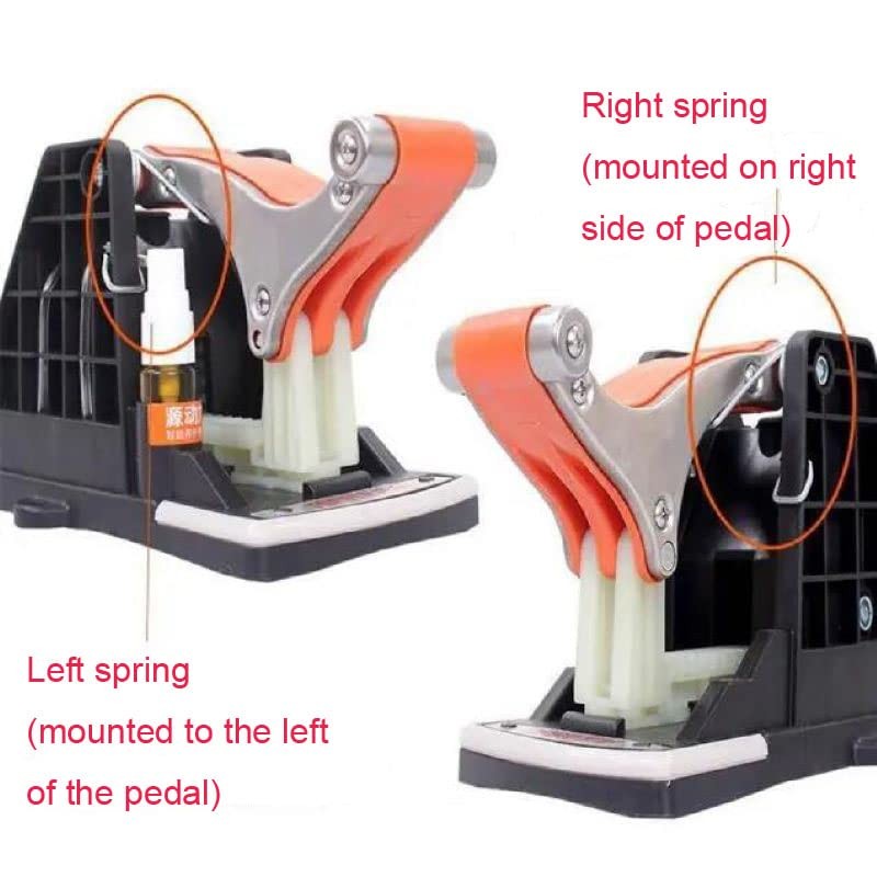 2 Pack Spin Mop Bucket Spring Replacement Right Left Side Rebound Silver