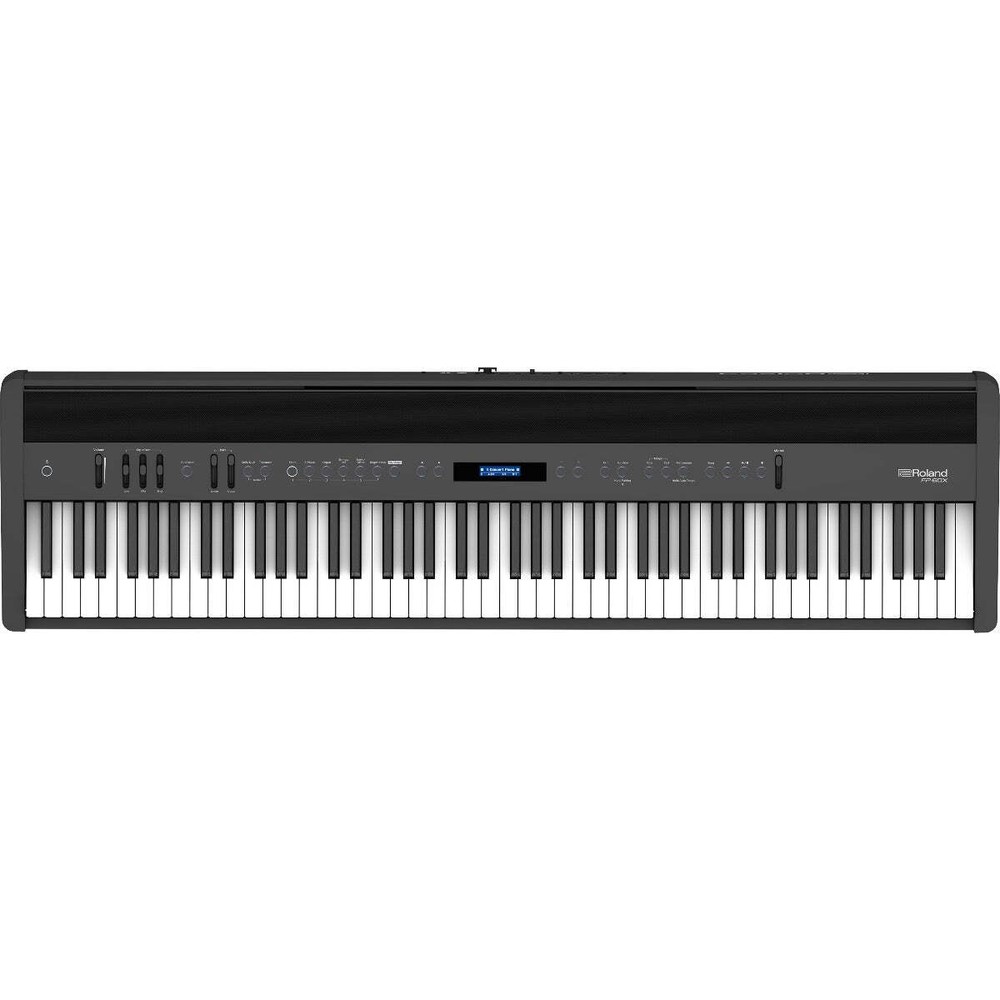 Roland FP-60X Digital Piano - Black STAGE ESSENTIALS BUNDLE