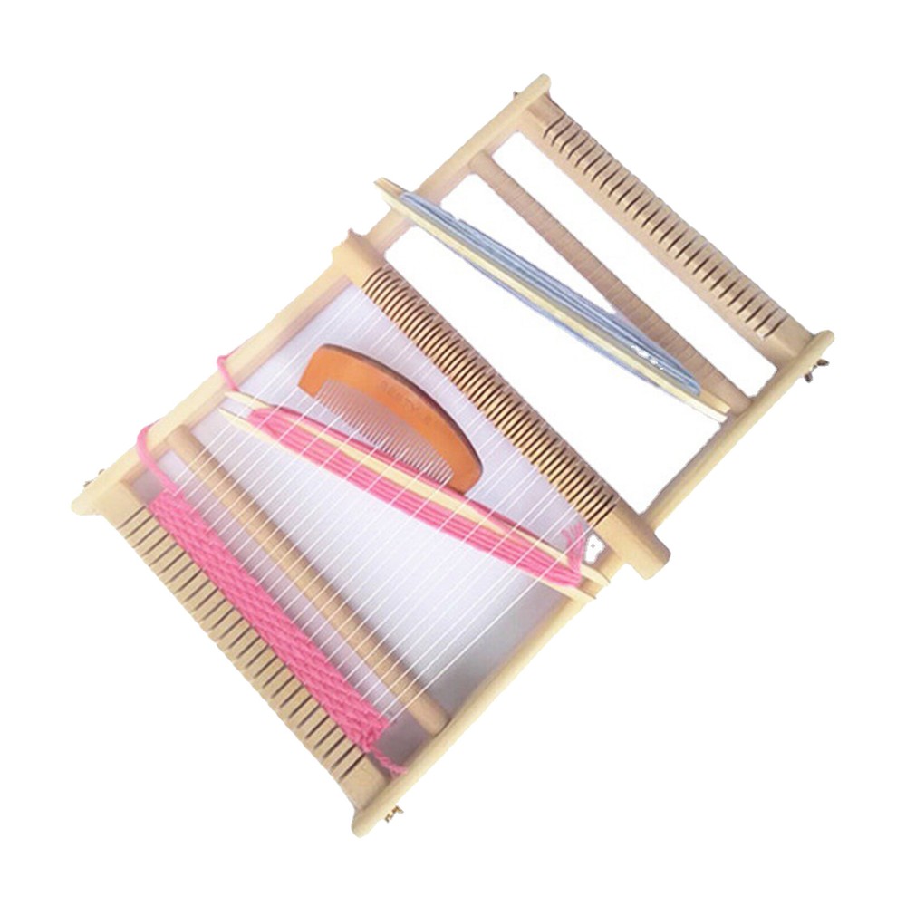 Wooden DIY Weaving Tabletop for Beginner Puzzle