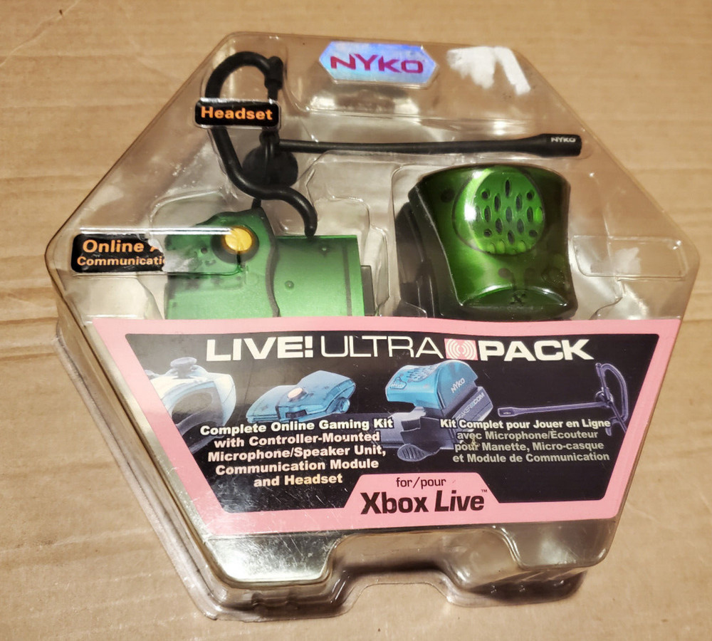 Nyko Xbox Live  Ultra Pack (Xbox) 2005,  Sealed.