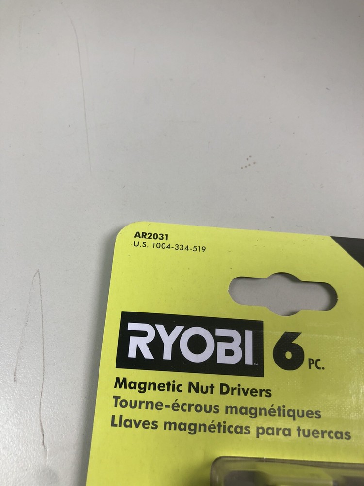 RYOBI Impact Rated Magnetic Nut Driver Set (6-Piece) AR2031