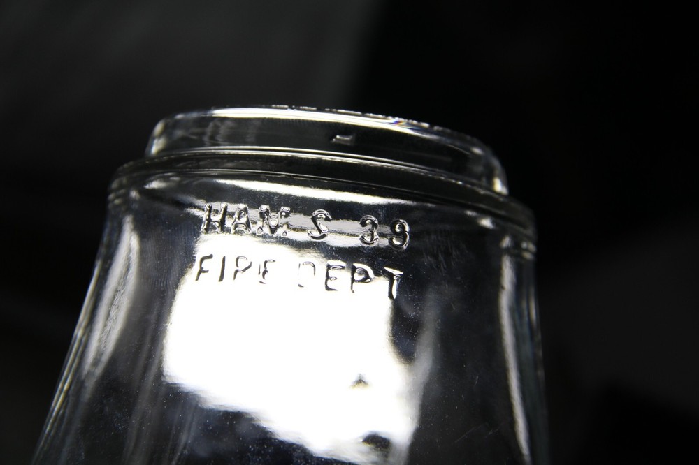 C.T Ham No.39 Fire Dept. Clear Globe