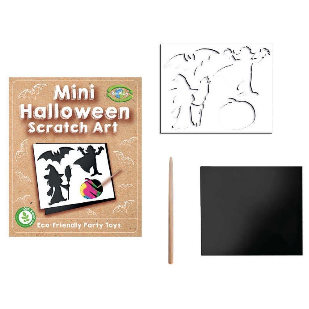 Mini Halloween Scratch Art Sheet