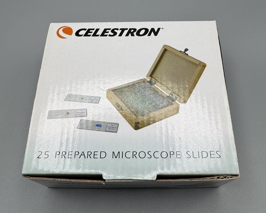 Celestron #44410 25 Prepared Microscope Slides Kit