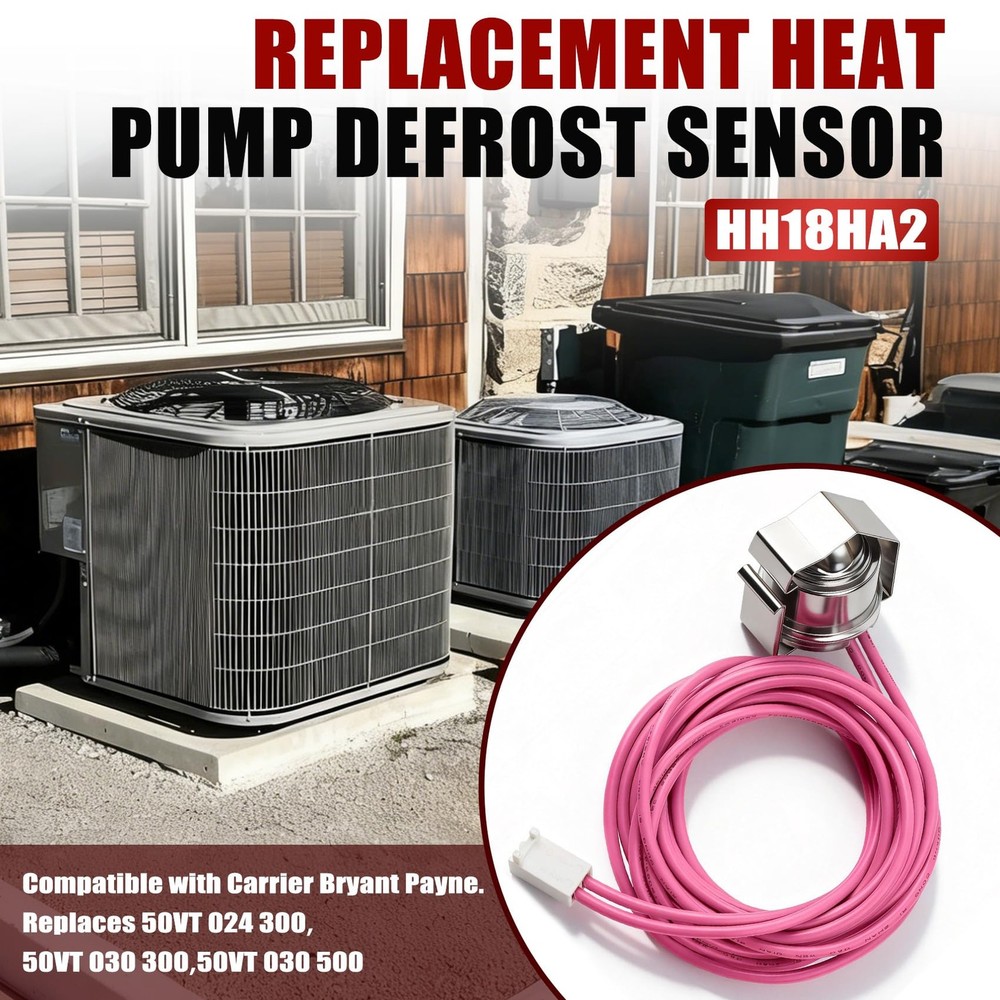 HH18HA279 Replacement Defrost Sensor Thermostat, Heat Pump Sensor...