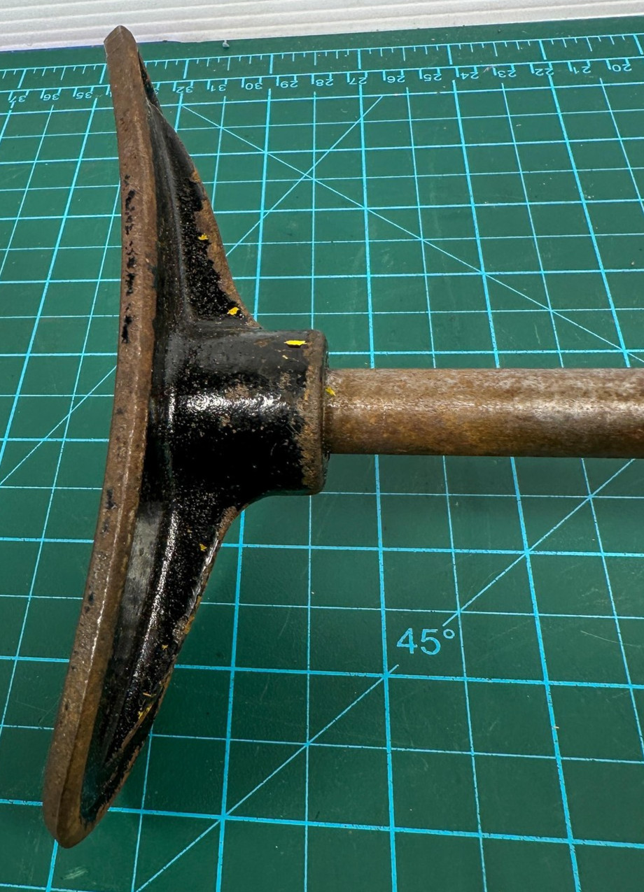 Vintage Hand Crank Eggbeater Shoulder Brace Drill Tool A218 Red Made In USA