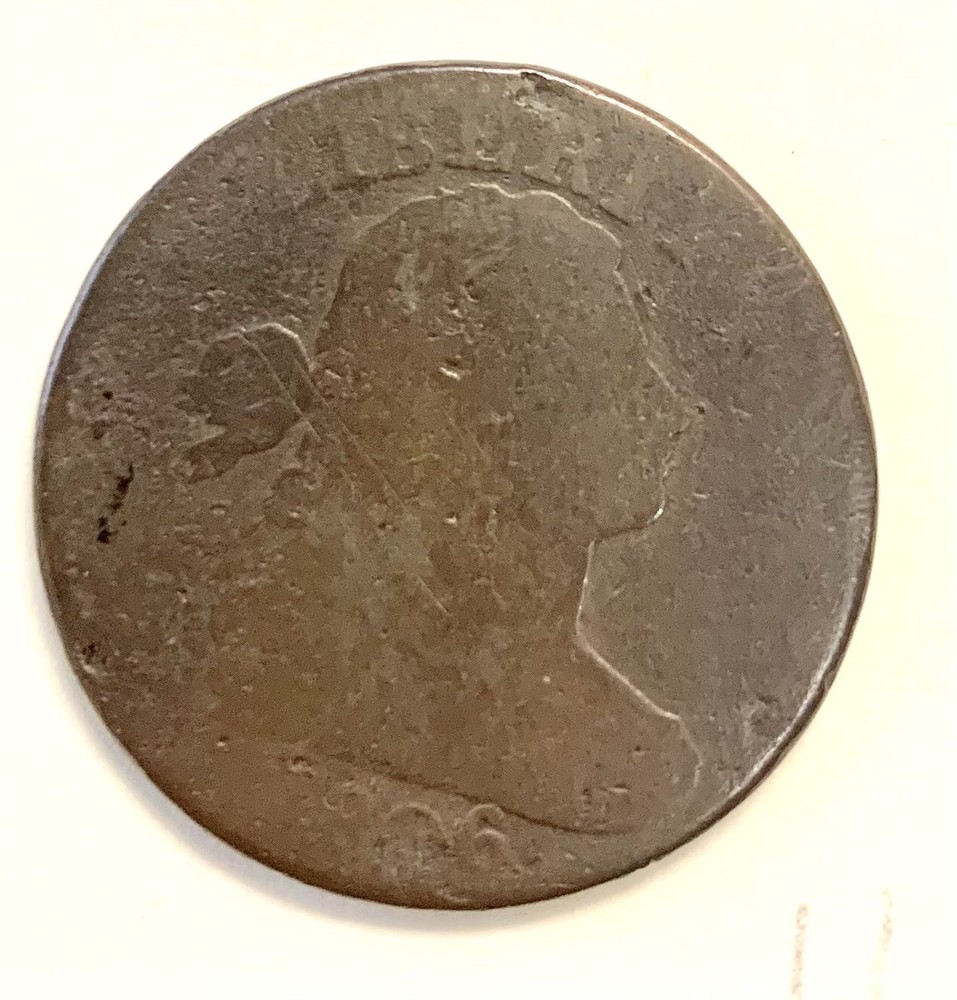 1806 Draped bust One Cent Large Cent Worn Poor/Fair