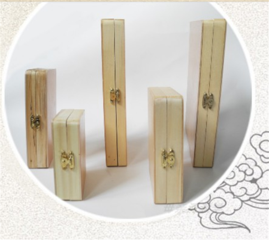 Microscope Slide Storage Wooden Box Specimen Holding Storage Case with Lock