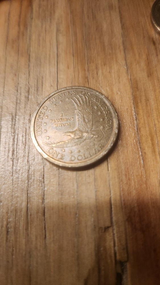 Sacagawea 2000 Dollar with P-Error Near Eyes