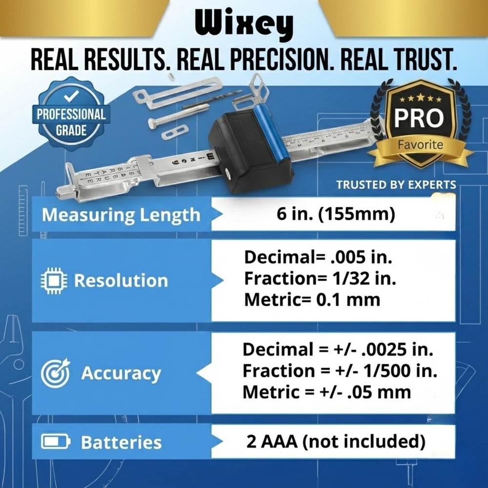 Digital Planer Gauge – Electronic Digital Readout & Thickness Measuring Tool ...