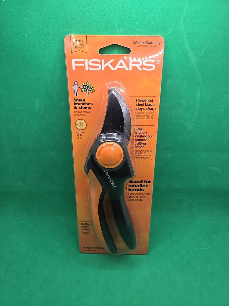 Fiskars Pruning Shears Bypass Pruner And Soft grip Pruner