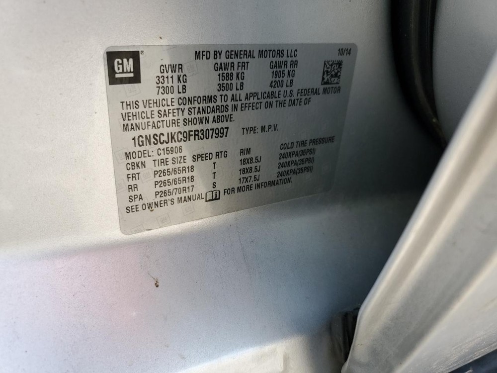 Used Blind Spot Detection System Warning Control Module fits: 2015 Chevrolet Sub