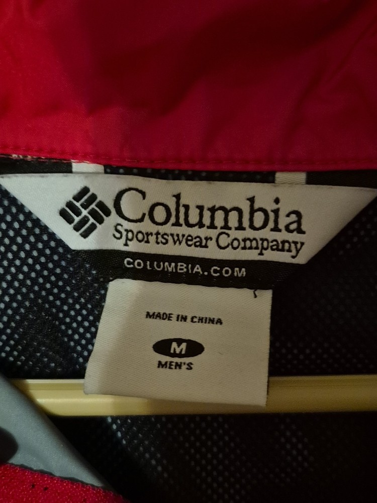 COLUMBIA Windbreaker Jacket Adult MEDIUM