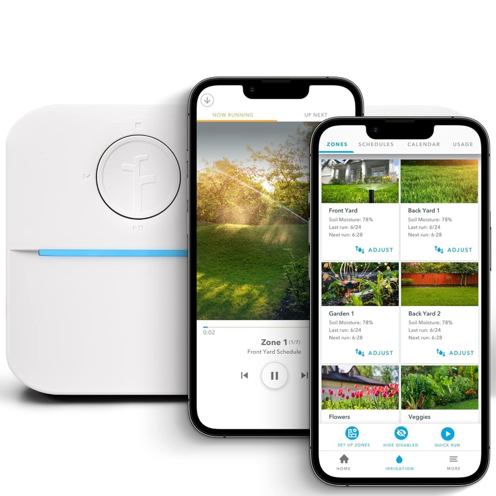 Advanced Smart Sprinkler System – 8-Zone Controller with DIY Installation Ease