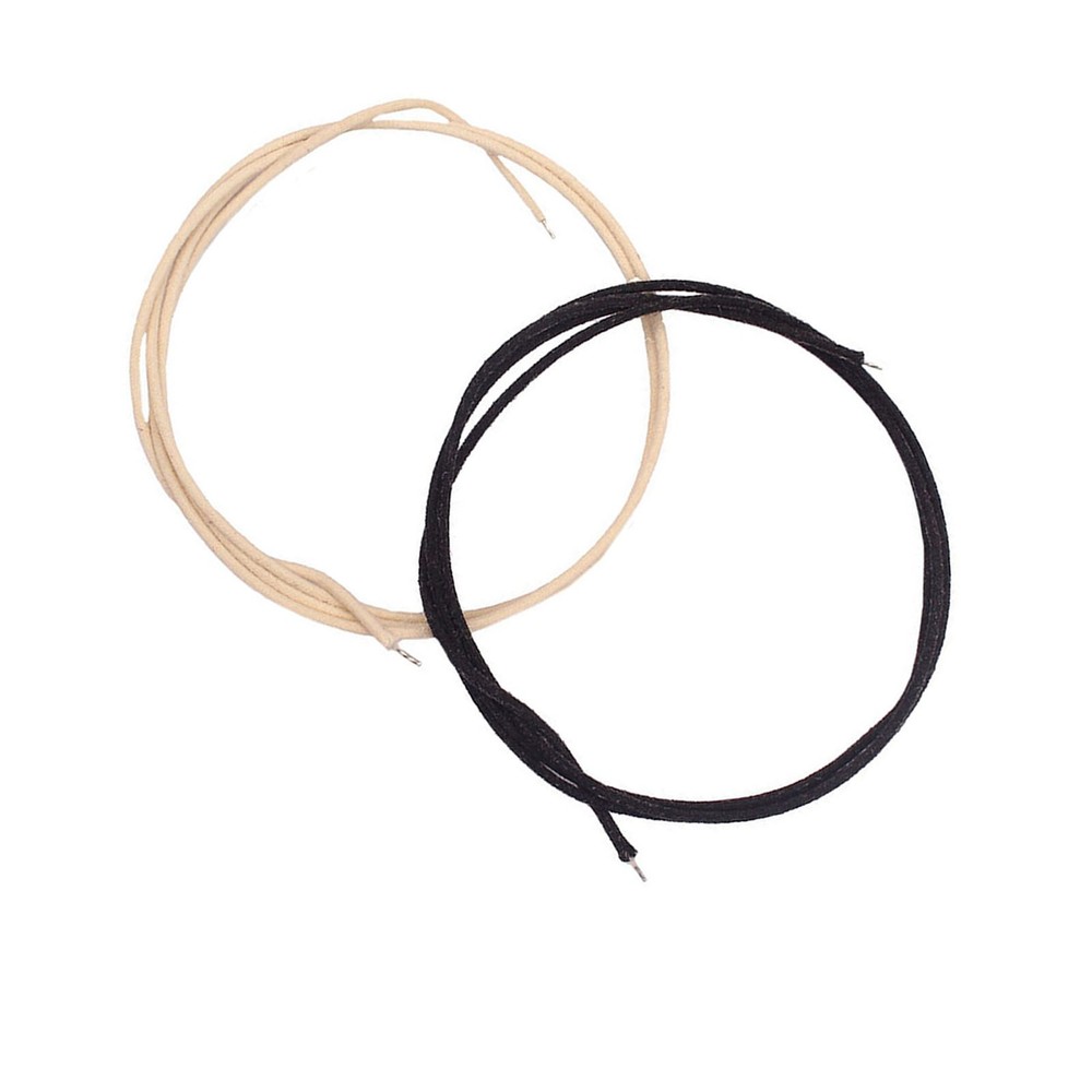 Black And White Single-core Copper Wire 1 Meter 2 Sets GU403
