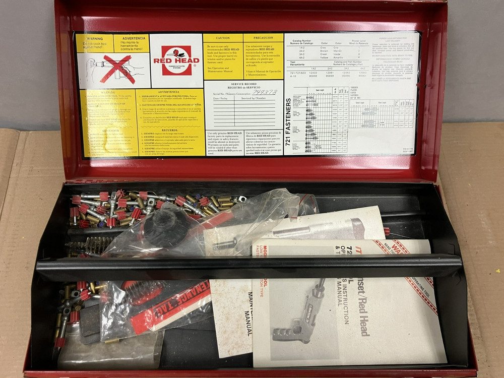 Red Head 721 Powder Actuated Toolbox kit