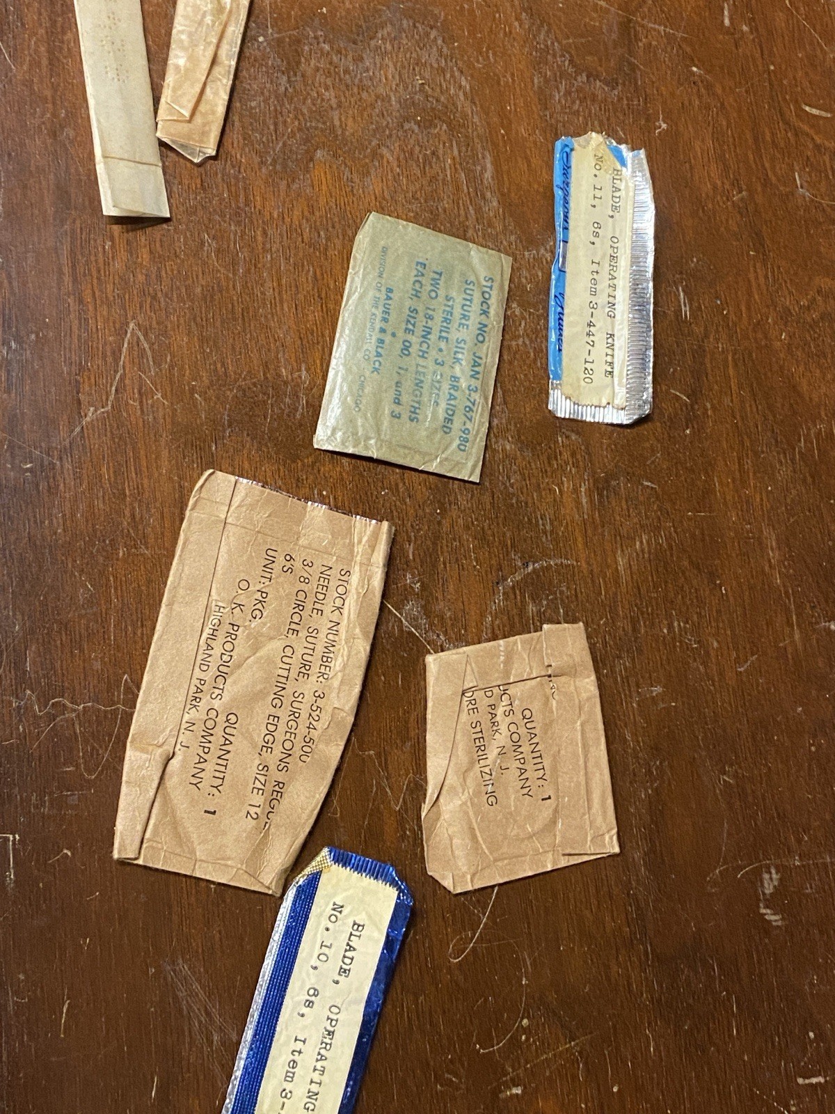 US Army Surgical Instrument Kit Minor Field Surgery Kit W Extra Scalpel