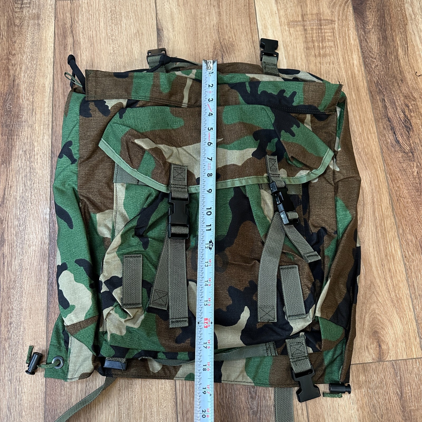 US Army M81 Woodland Camo Combat Patrol Pack Radio Carrying USA Vintage USGI NOS