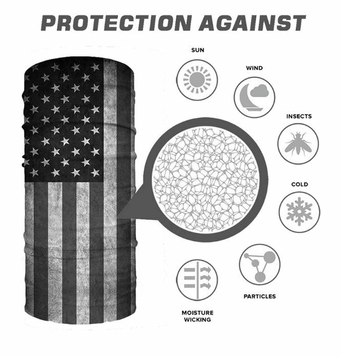 Face Mask Balaclava Scarf Neck Fishing Shield Sun Gaiter UV Headwear 100 Styles