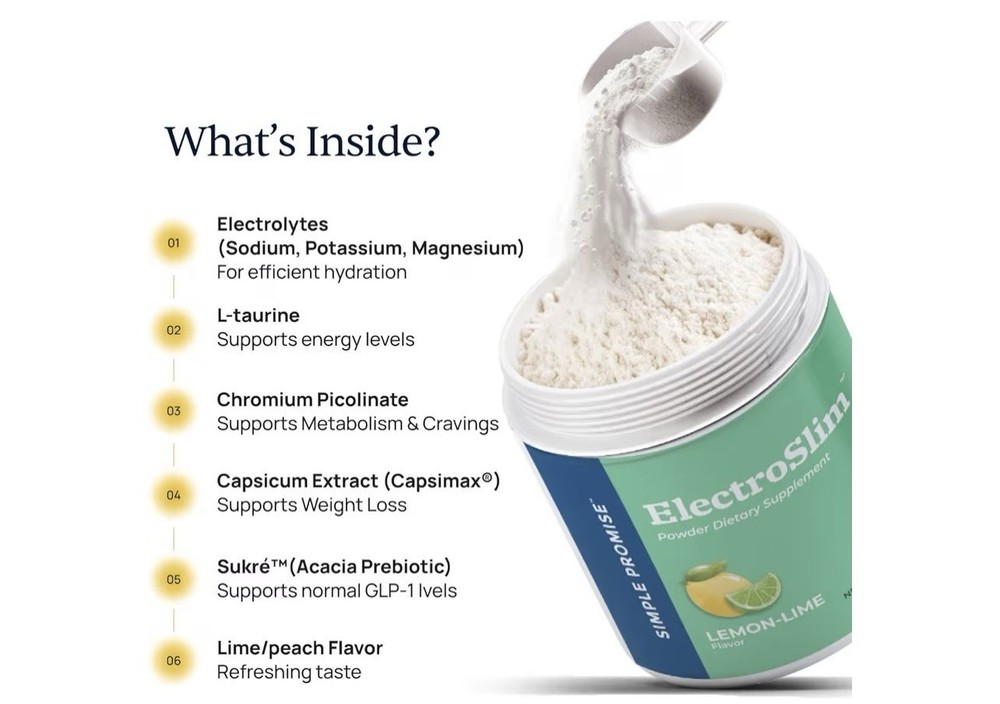 ElectroSlim by Simple PromisePeach 30 Servings