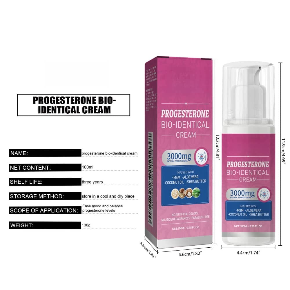 Menopause Progesterone Cream for Women Hormone Balance Bioidentical Estrogen