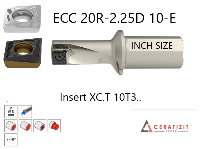 CERATIZIT ECOCUT Multi-function tools ECC 20R-2.25D 10-E Inch size NEW 1 pcs.