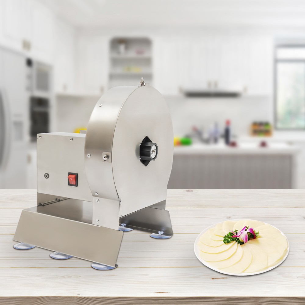 Cabbage Shredder Silver Commercial Potato Slicer Fruit Vegetable Slicing Machine