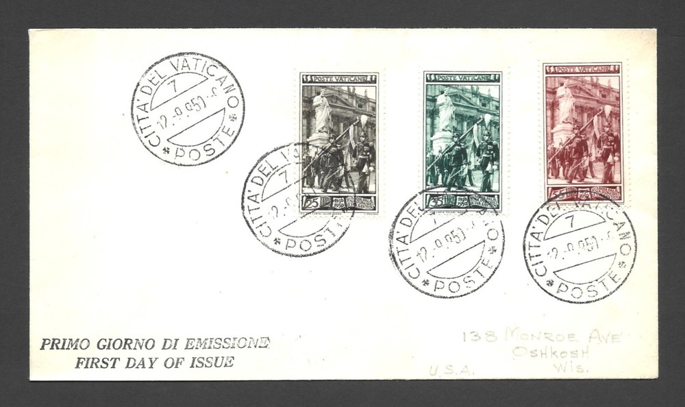 Vatican 1950 cover. ref A751