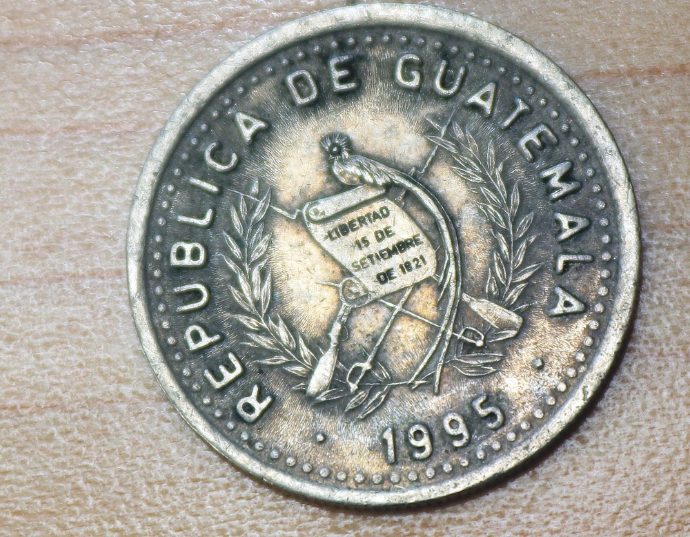 1995 Guatemala 10 Centavos