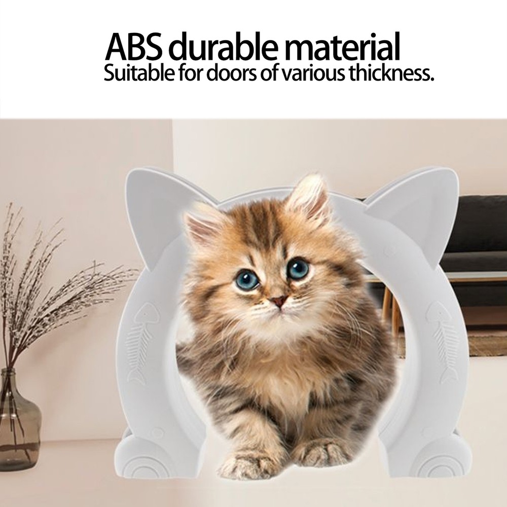 Cute Cat Pass Through Door For Easy Access For Pets