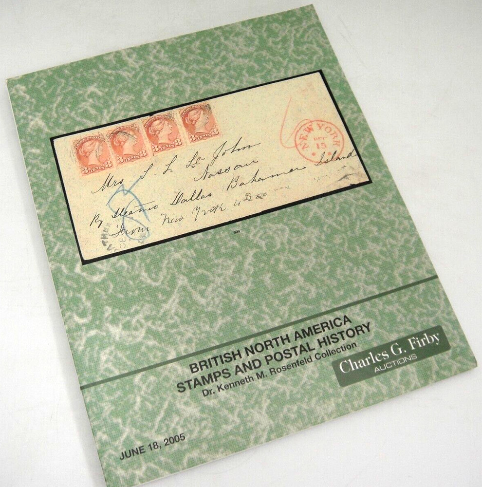 Firby 2005 Auction Catalog w Prices Realized Rosenfeld Collection