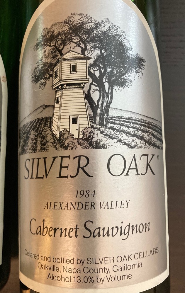 1984 SILVER OAK WINE BOTTLE - ALEXANDER VALLEY