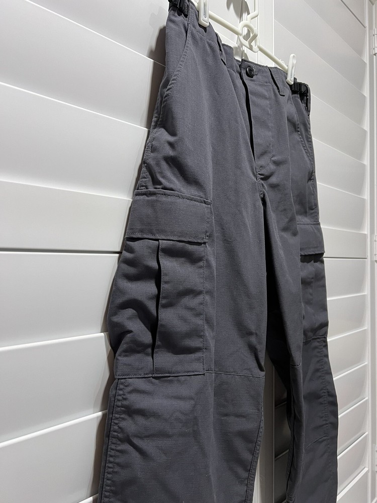 TRU-SPEC MILITARY COMBAT TACTICAL CARGO PANTS SMALL REGULAR Grey Gray