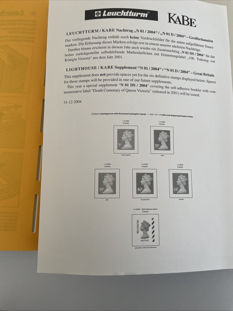 Leuchtturm ‘Perfect’ Lighthouse Large Stamp Collection Binder & Slipcase Green