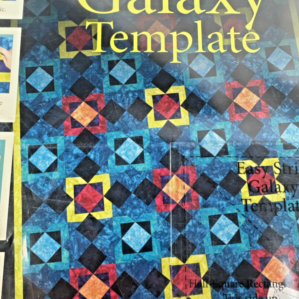 EASY STRIP Galaxy Template Sewing w Nancy Includes Instructions for Quilt