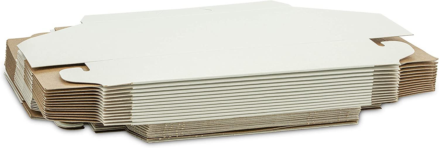 MT Products Donut Boxes - 6.3" x 3.8" x 2.3" White Bakery Boxes Pack of 30