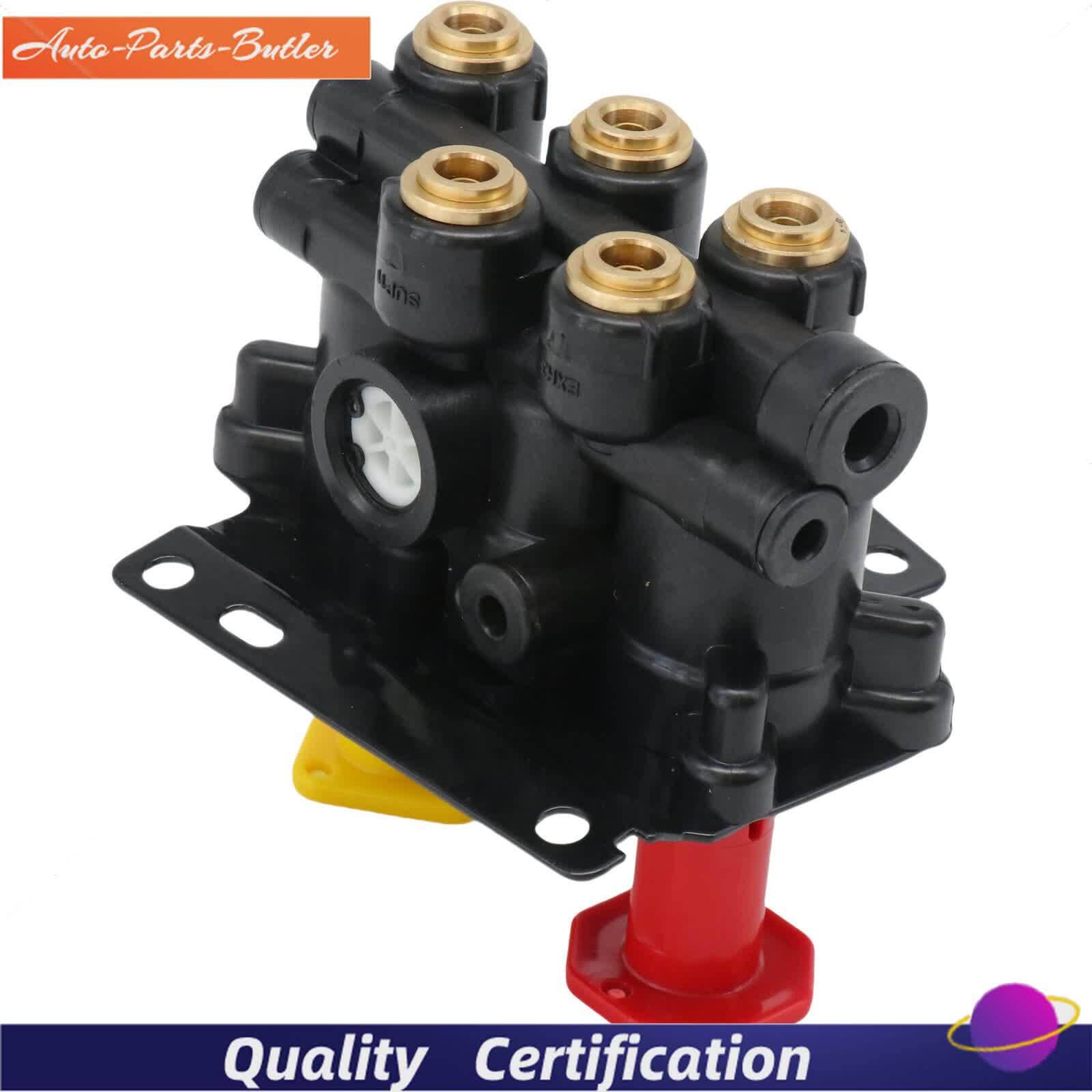 24340522 21315044 K035691 For Volvo VNL Dash Valve Dual Park Brake With 5 Ports