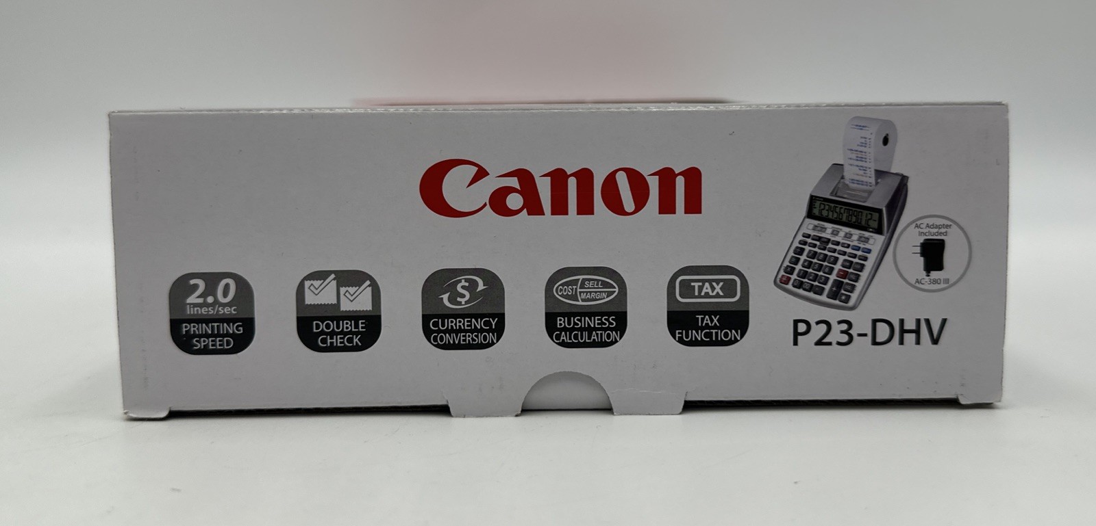 Canon P23-DHV Mini Desktop Printing Calculator ~ New