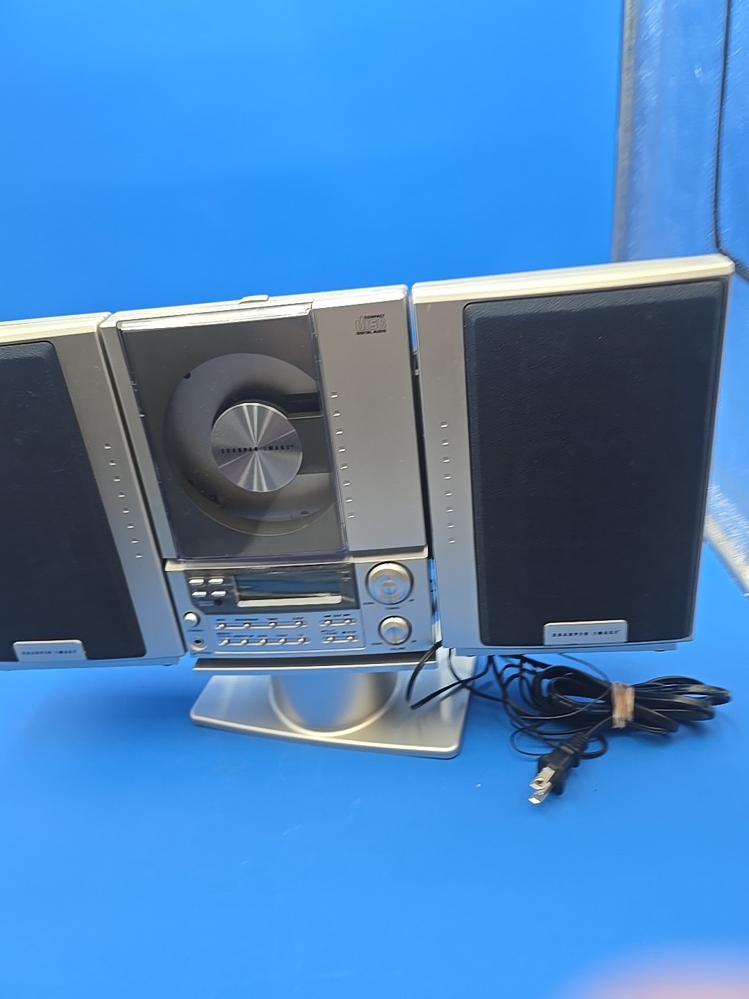 Sharper Image SO226 Vertical CD Player AM/FM Radio Vintage 1990s No Remote Works