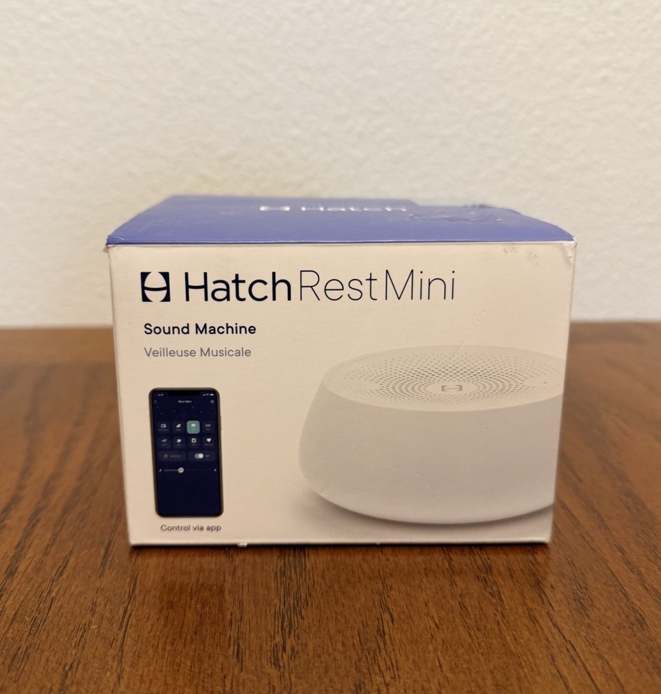 Hatch Rest Mini 01 Sound Machine RESTMINI01 with Power Cord, Tested Working