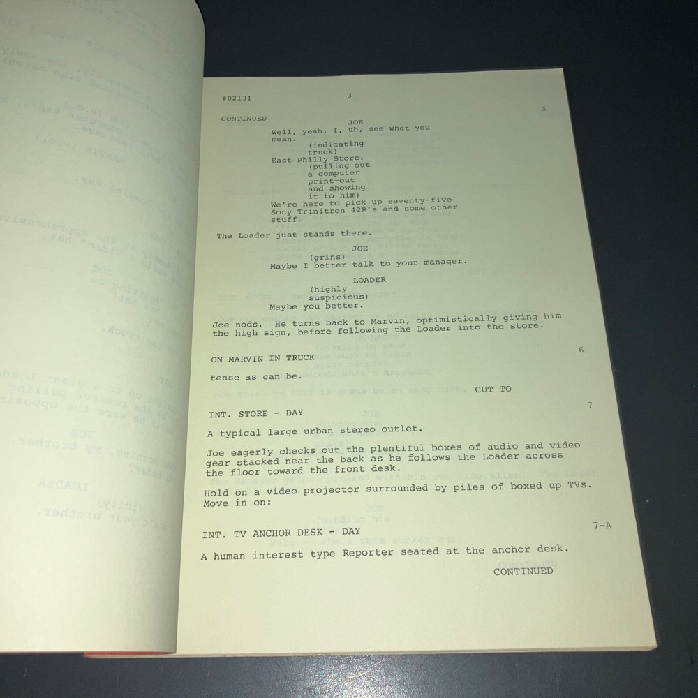 Original 1981 Bustin’ Loose Movie Script Richard Pryor Revised Final Draft COA
