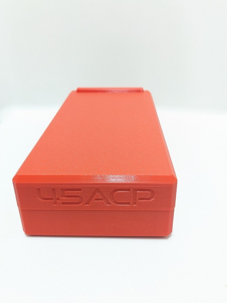 Bullet Box Original 50 Round .45ACP Ammo Case w Removable Lid - Stackable