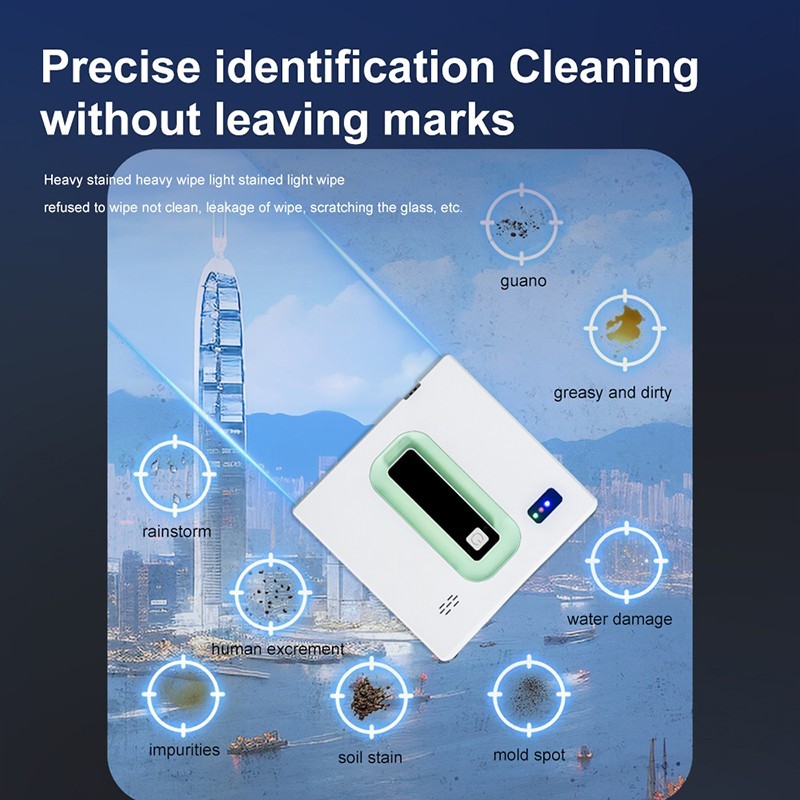 Automatic Window Cleaning Robot Remote Control Double Head Water Spray