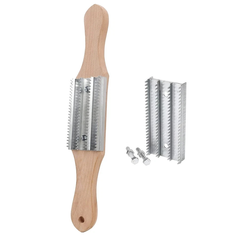 KingTool 15" Buffing Wheel Rake for Compound Cleaning with Buff Rake Metal Pl...