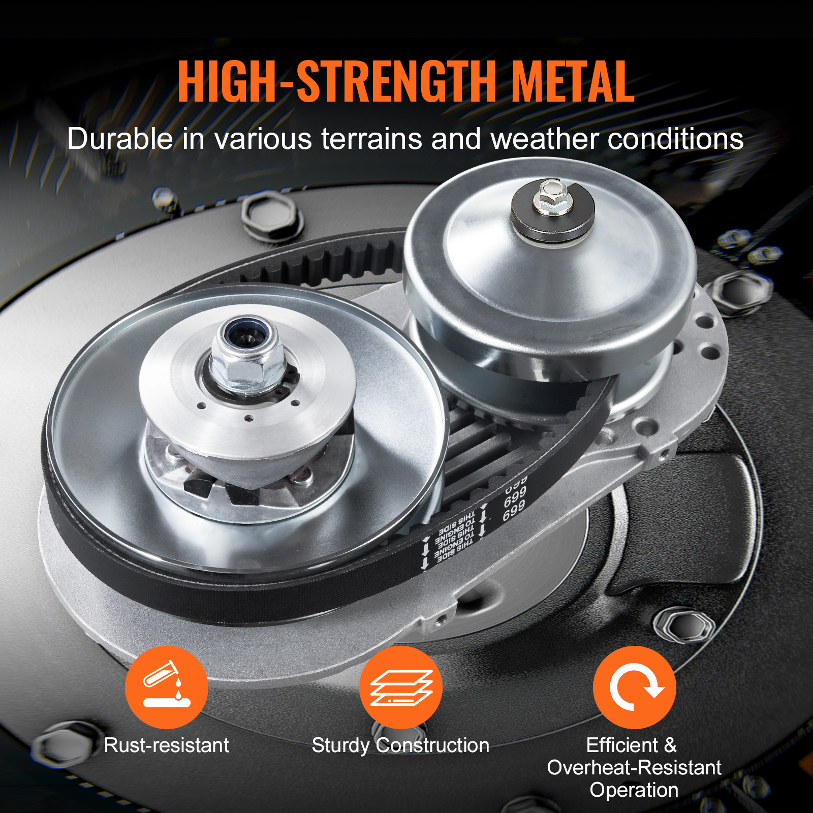 3/4" Go Kart Torque Converter Clutch Belt Kit 10t 12t for Comet TAV2 30 218353A