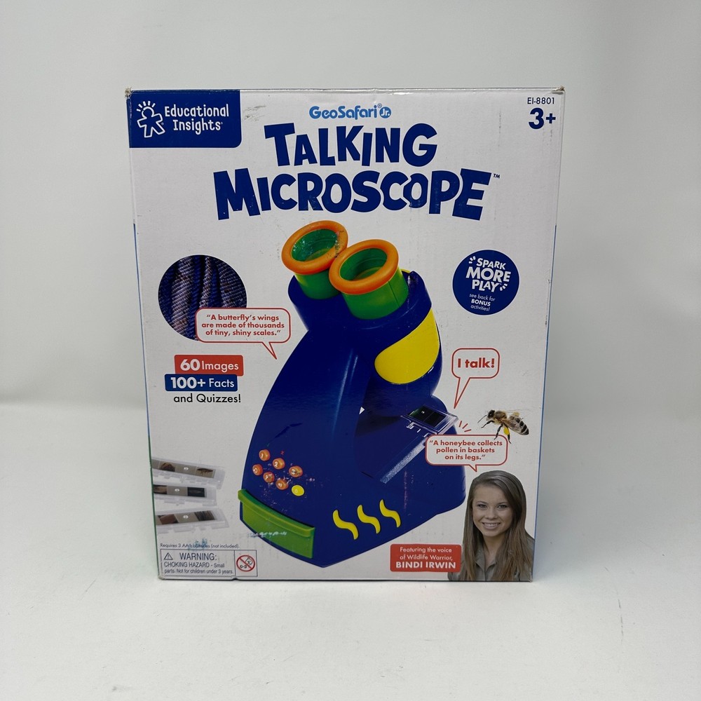 GeoSafari Jr Talking Microscope Bindi Irwin STEM Toy – Pre-Owned