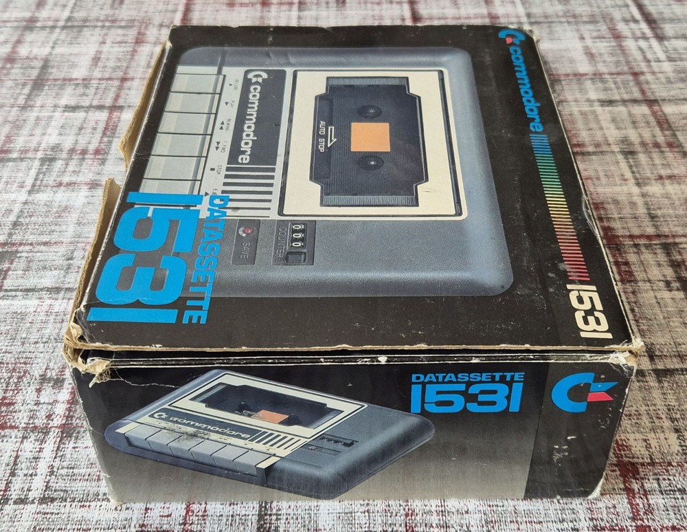 Commodore 1531 Datasette C2N Cassette Drive – Boxed – C16/Plus/4