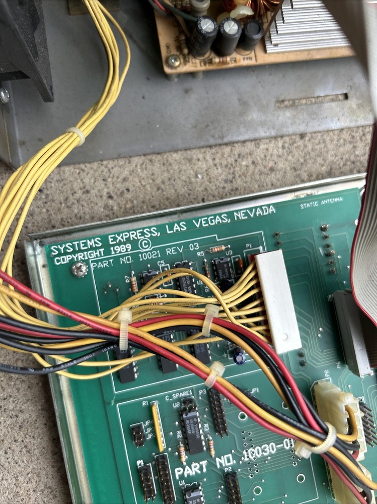 Unknown Slot Machine ? Baseball? Set pcb board arcade Video game part